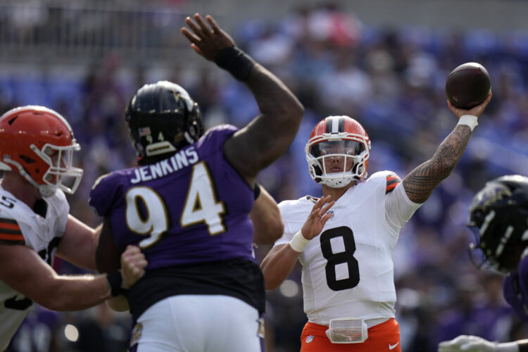 Browns bench Flacco, to start Gabriel at QB